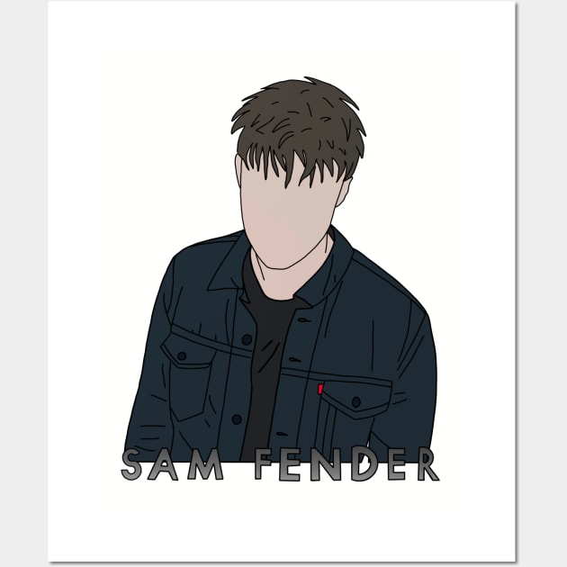 Sam Fender Wall Art by Master Of None 